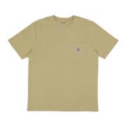 Carhartt Wip Agate Pocket Tee Kortärmad T-shirt Beige, Herr