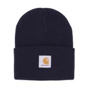 Carhartt Wip Mörkblå Akryl Watch Hat Beanie Blue, Herr