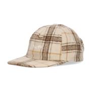 HUF Rutig Flanell A-Frame Keps Havre Beige, Herr