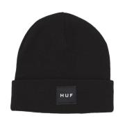 HUF Svart Beanie Mössa Set Låda Black, Herr