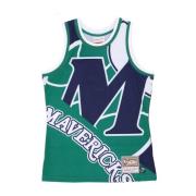 Mitchell & Ness Dallas Mavericks Basketball Tank Top Blue, Herr