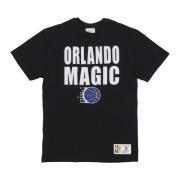 Mitchell & Ness Orlando Magic NBA Tee Shirt Black, Herr