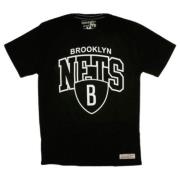 Mitchell & Ness Brooklyn Nets Team Arch Svart T-shirt Black, Herr