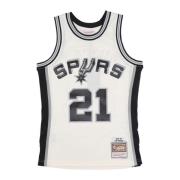 Mitchell & Ness NBA Basketball Tank Top Tim Duncan White, Herr