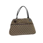 Gucci Vintage Pre-owned Canvas gucci-vskor Beige, Dam