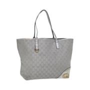 Gucci Vintage Pre-owned Canvas gucci-vskor Gray, Dam