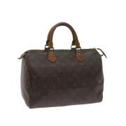 Louis Vuitton Vintage Pre-owned Canvas handvskor Brown, Dam