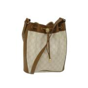 Gucci Vintage Pre-owned Canvas gucci-vskor White, Dam