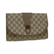 Gucci Vintage Pre-owned Canvas gucci-vskor Beige, Dam