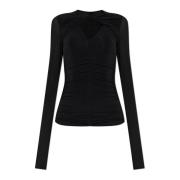 Isabel Marant Top Vandalia Black, Dam