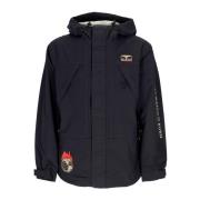 Obey Mäns Windbreaker Dru Jacka Black, Herr