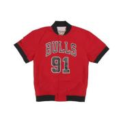 Mitchell & Ness Chicago Bulls Rodman Uppvärmningsjacka Red, Herr