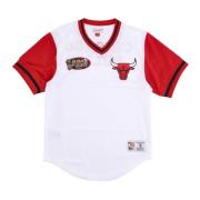 Mitchell & Ness Chicago Bulls Mesh V-ringad Jersey Multicolor, Herr