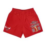 Mitchell & Ness Chicago Bulls NBA Shorts Red, Herr