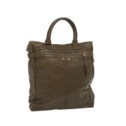 Balenciaga Vintage Pre-owned Laeder handvskor Brown, Dam