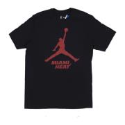 Jordan Miami Heat Basketball Tee Black, Herr