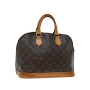 Louis Vuitton Vintage Pre-owned Canvas handvskor Brown, Dam