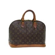 Louis Vuitton Vintage Pre-owned Canvas handvskor Brown, Dam