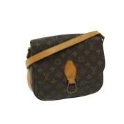 Louis Vuitton Vintage Pre-owned Canvas louis-vuitton-vskor Brown, Dam