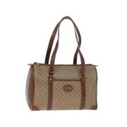 Gucci Vintage Pre-owned Canvas gucci-vskor Beige, Dam