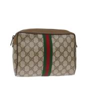 Gucci Vintage Pre-owned Laeder gucci-vskor Beige, Dam