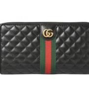 Gucci Vintage Pre-owned Laeder plnbcker Black, Herr