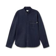 Twothirds Denim Stone Wash Skjorta Horssten Blue, Herr