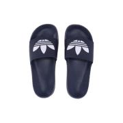 Adidas Ultra-mjuka syntetiska sliders med logotyp Blue, Unisex