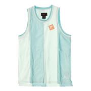 Jordan Basketball Tank Top med Asymmetrisk Hem Green, Herr