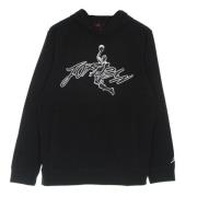 Jordan Grafisk Huvtröja Sweatshirt Black, Herr