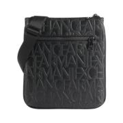 Armani Exchange Svart Axelväska Stilren Minimalistisk Logotyp Black, H...