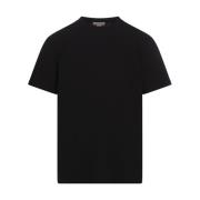 Alexander McQueen Svart Logo Tape Crew-neck T-shirt Black, Herr