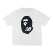 A Bathing APE Begränsad upplaga Ape Head Tee Beige, Herr