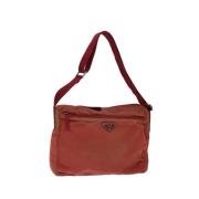 Prada Vintage Pre-owned Nylon prada-vskor Red, Dam