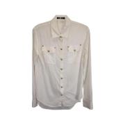 Balmain Pre-owned Pre-owned Bomull toppar White, Dam