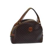 Celine Vintage Pre-owned Laeder handvskor Brown, Dam