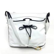 Celine Vintage Pre-owned Laeder axelremsvskor White, Dam