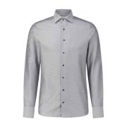 Stenströms Elegant Slim-Fit Skjorta med Fint Mönster Gray, Herr