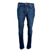 Jacob Cohën Bard Navy/Gold Label Mörkblå Jeans Blue, Herr