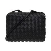 Bottega Veneta Liten Loop Kameraväska Black, Dam