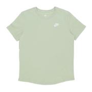 Nike Mjuk Rosa Sportswear Club Tee Green, Dam