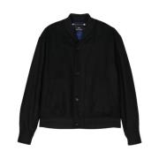 Paul Smith Svart Ullblandad Jacka Black, Herr