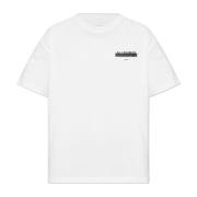 AllSaints T-shirt Redact White, Herr