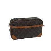 Louis Vuitton Vintage Pre-owned Canvas louis-vuitton-vskor Brown, Dam