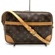 Louis Vuitton Vintage Pre-owned Canvas axelremsvskor Brown, Dam