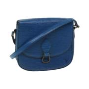 Louis Vuitton Vintage Pre-owned Laeder louis-vuitton-vskor Blue, Dam