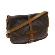 Louis Vuitton Vintage Pre-owned Canvas louis-vuitton-vskor Brown, Dam