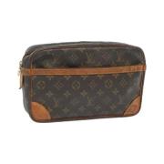 Louis Vuitton Vintage Pre-owned Canvas louis-vuitton-vskor Brown, Dam