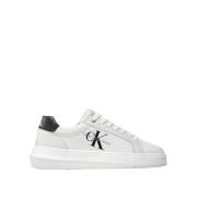 Calvin Klein Chunky Cupsole Sneakers White, Dam