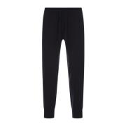 Vince Blå Slim-Fit Joggers i Ullblandning Blue, Herr